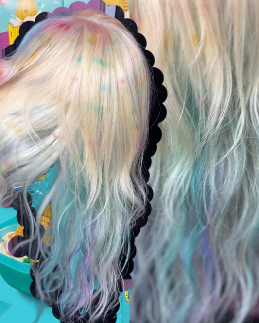 Dunkaroo Custom Handpainted 22 Inch Wig